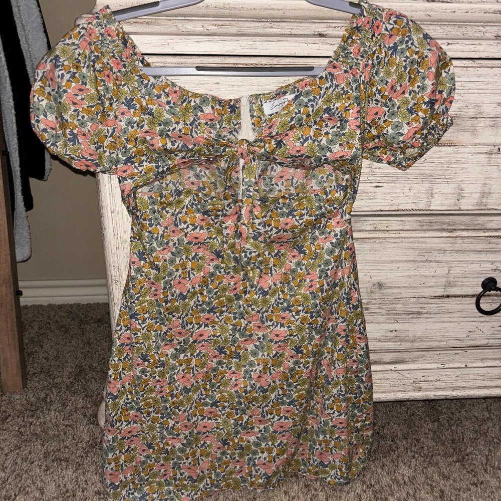 Pastel floral dress